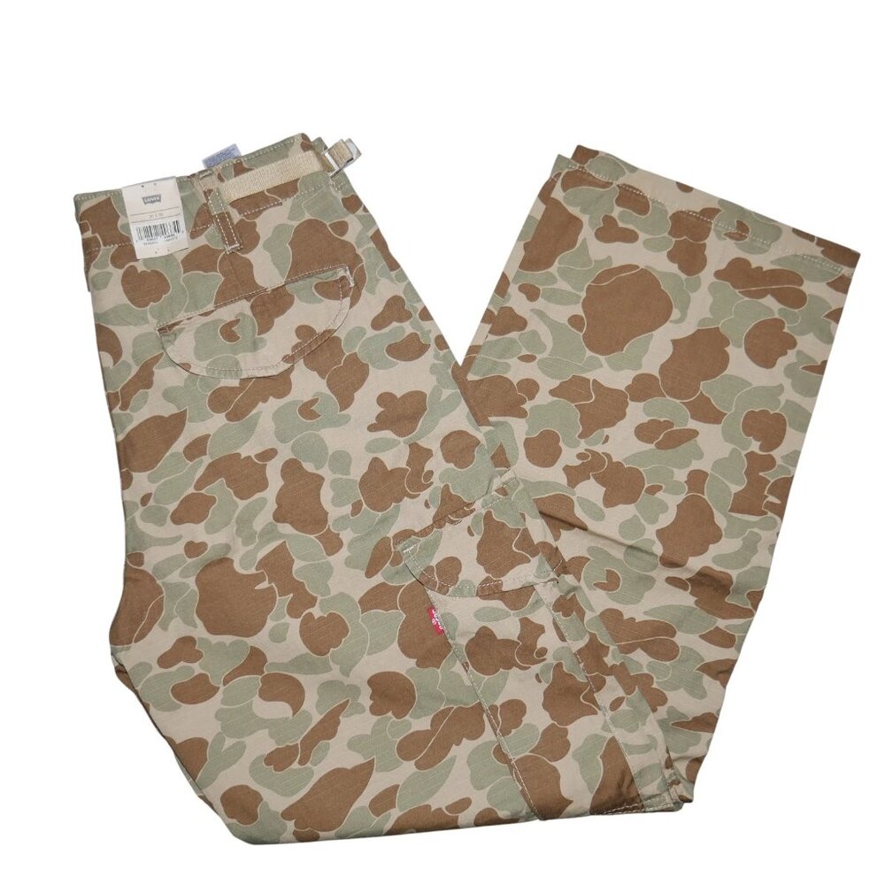 Levis XX Cargo Baggy Pants Men's Size 38x32 Duck Hunt Camouflage NWT - Picture 7 of 14